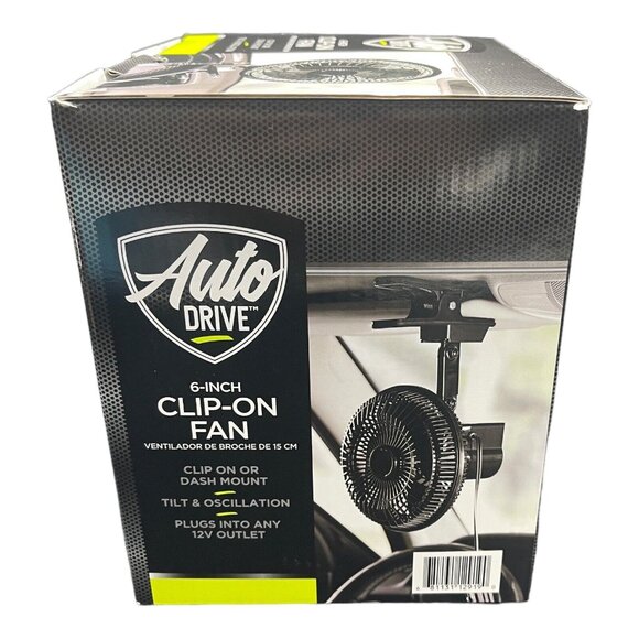 ✅Auto‎ Drive 6" 12 Volt Oscillating Clip-On or Dash Mount Car Truck DC Fan✅ - Picture 3 of 10